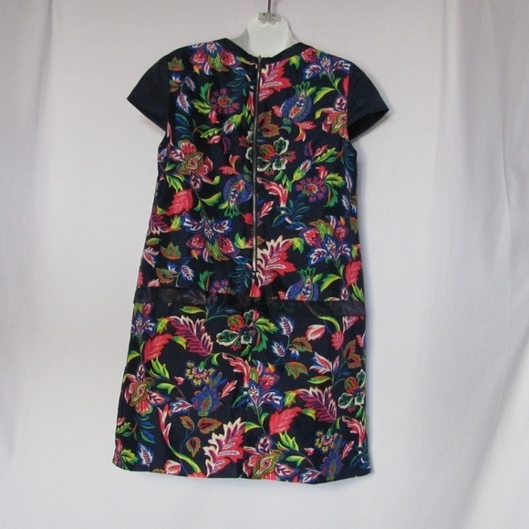 Queen Mulock Tua Vestium Dress L Exposed Zipper - Picture 2 of 3